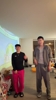 身高限制了赵维伦的发展?和王俊杰站一块好小一只!