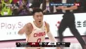 中国男篮追平比分！高诗岩上来一记急停三分！